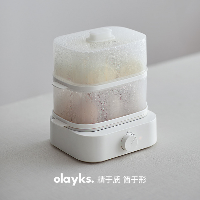 13616916.olayks立时蒸蛋器家用小型自动断电早餐机蒸锅多功能煮鸡蛋神器蒸锅