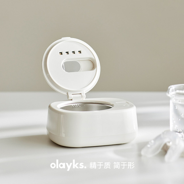 13802421.olayks立时超声波清洗机洗眼镜机家用首饰牙套隐形眼镜自动清洁神器