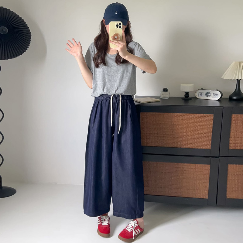 13698202.SUIXI随系-(莱赛尔含里15%)韩系宽松设计感牛仔九分裤