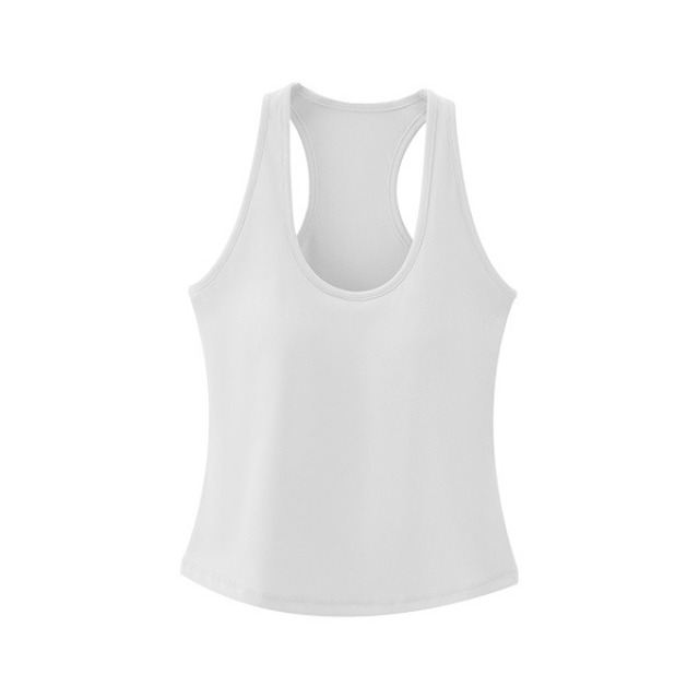 13468799.【辣辣工字背心】辣妹挂脖胸垫吊带背心女遮副乳不透杯短款运动上衣