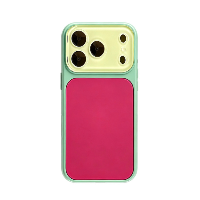 13748105.适用iPhone18ProMax手机壳精孔苹果17Promax光油撞色玻璃16pro防摔15保护套14多巴胺13外壳