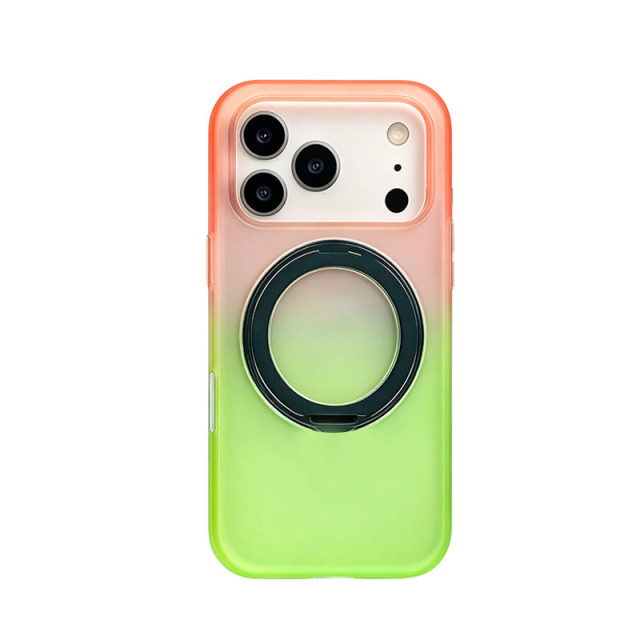 13749164.适用iphone18promax手机壳渐变360支架旋转苹果17promax磨砂肤感防摔16por简约软边15高级感小众