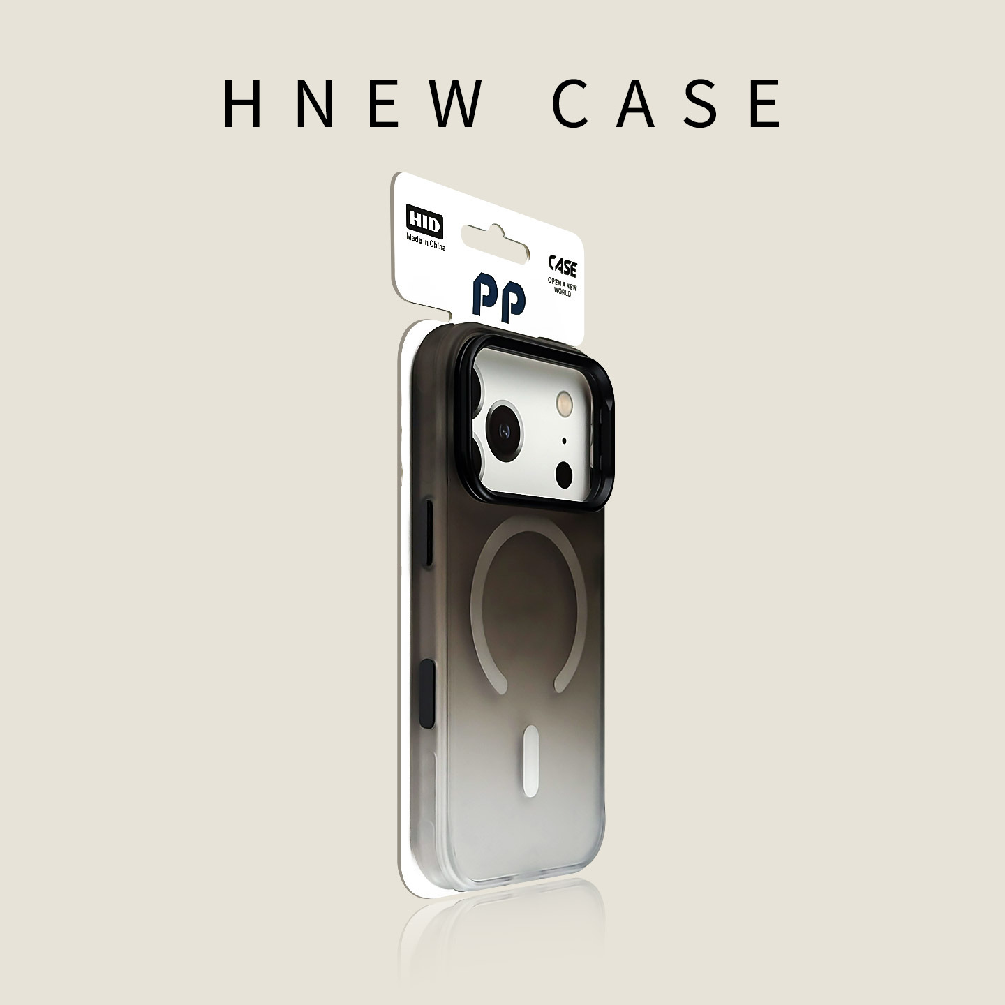 13749172.适用iphone18pro手机壳渐变肤感磁吸18promax镜框支架保护套17pro高级感磨砂简约小众17promax