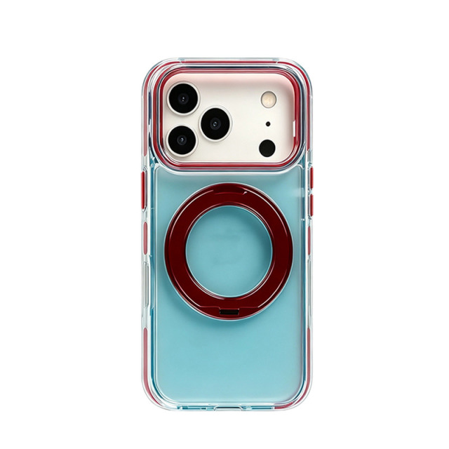 13750528.适用iphone18Promax手机壳磨砂360旋转磁吸支架17撞色16pro防摔保护套15高级感14男女13外壳Air