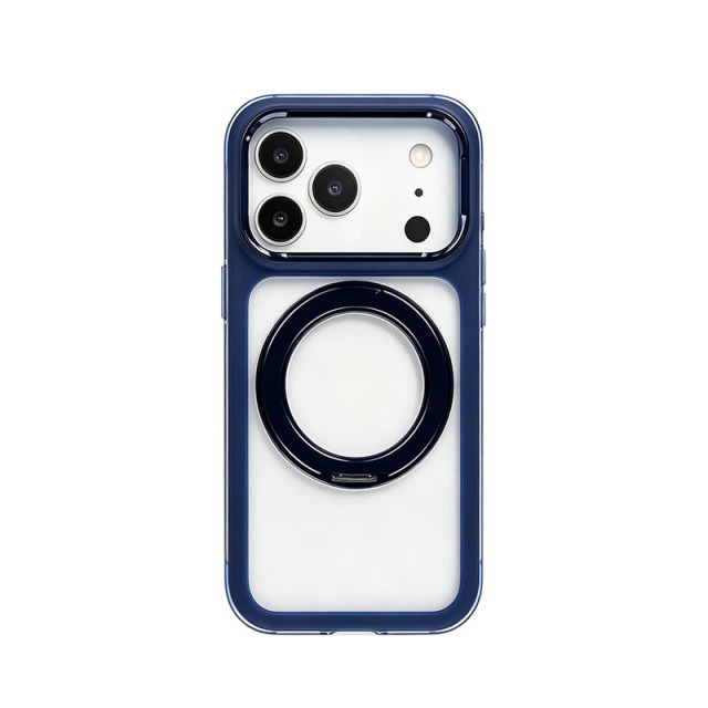 13754364.适用iphone18pro手机壳优盾360支架旋转17promax四角防摔气囊17pro亚克力透明极简18promax