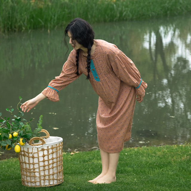 13583682.【樱蔓云】棉人棉碎花家居服