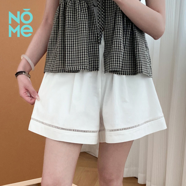 13476406.NOME新款夏季薄款透气镂空设计镂空A字百搭短裤遮肉显瘦休闲裤