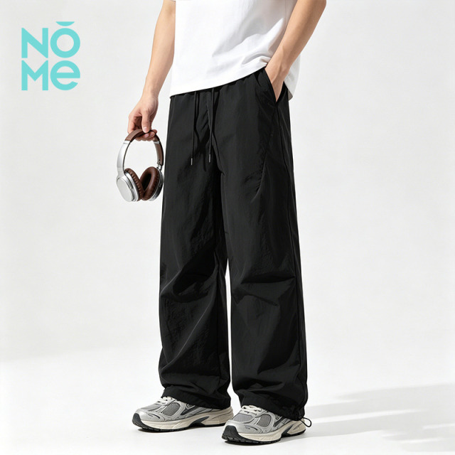 13693666.NOME新款冰感速干防晒裤男女同款 耐磨抗皱不起球宽松休闲阔腿裤子