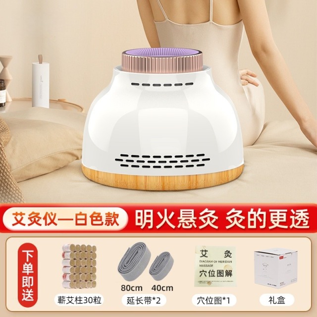 13494388.多功能艾灸罐随身艾灸家用艾柱无烟包宫寒熏蒸仪全身通用