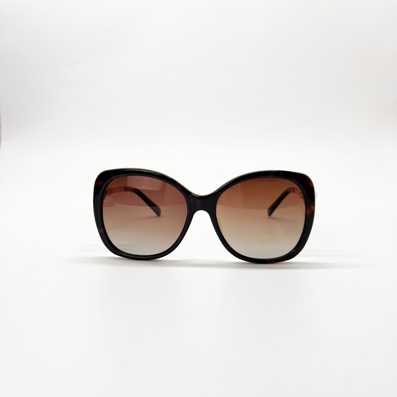 13669486.香奈儿墨镜双珍珠方框太阳镜高清防紫外线3033