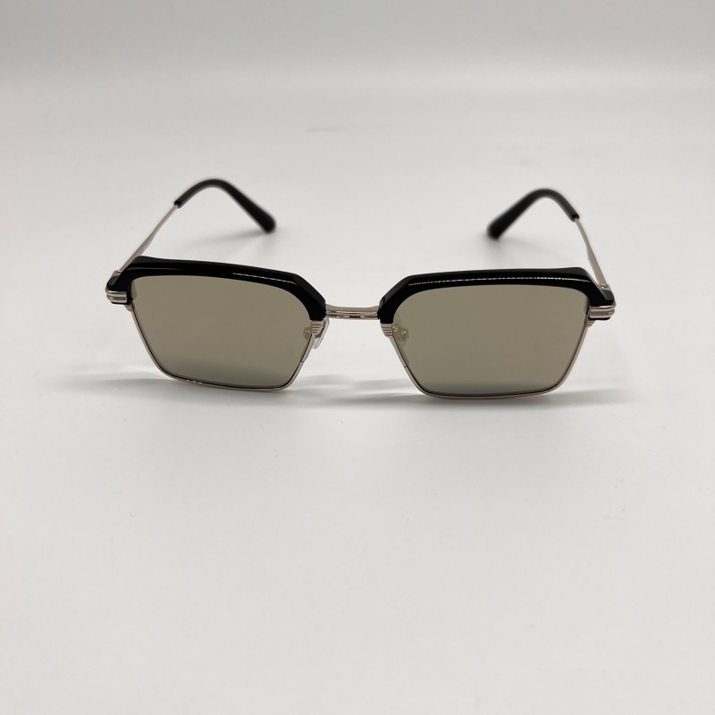 13674995.摩登半眉毛框眼镜超轻商务板材钛金属时尚太阳镜0067