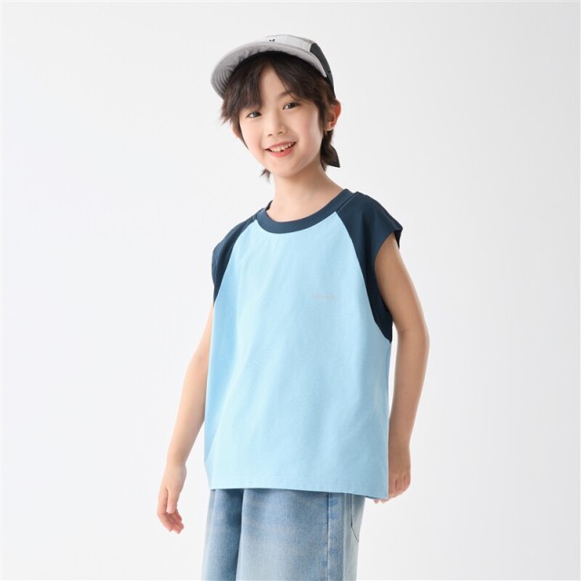 13692905.海妈家男童背心夏季薄2026新款儿童凉感透气无袖T恤撞色夏装上衣
