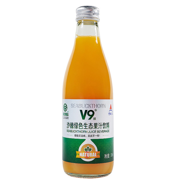 13330692.宇航人绿色生态鲜榨沙棘果汁饮料300ml*12瓶/箱