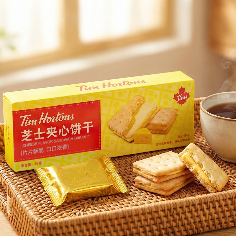 13301868.Tims芝士夹心饼干80g