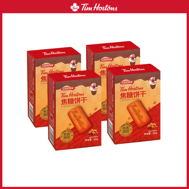 13303393.Tims 焦糖饼干60g*4盒装