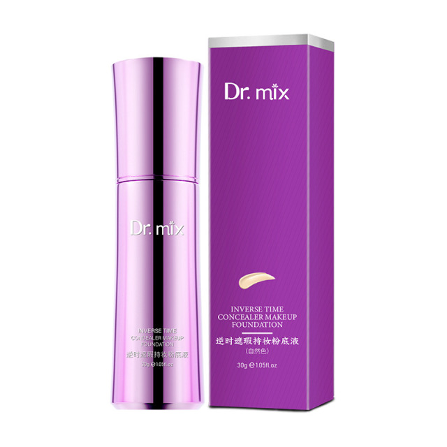 13782347.Dr.mix逆时遮瑕持妆粉底液自然色/象牙白30g轻薄无瑕 裸感自然 妆养合一无瑕持妆