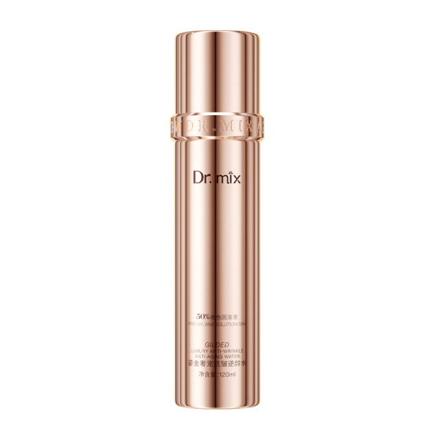 13780456.Dr.mix鎏金奢宠抗皱逆龄水乳100ml/120ml轻盈焕亮不黏腻淡纹紧致御暗沉熬夜不熬脸一扫暗垮油