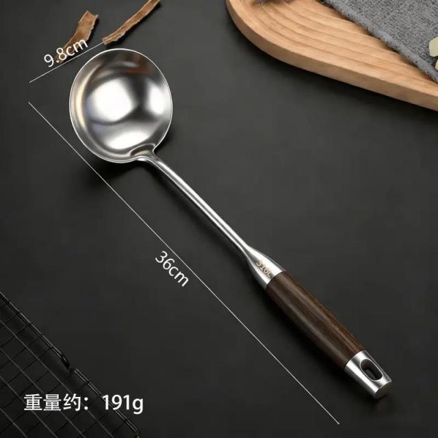 13451546.锅铲不锈钢加厚炒菜铲子汤勺漏勺家用厨具炒勺套装铁锅铲煎铲