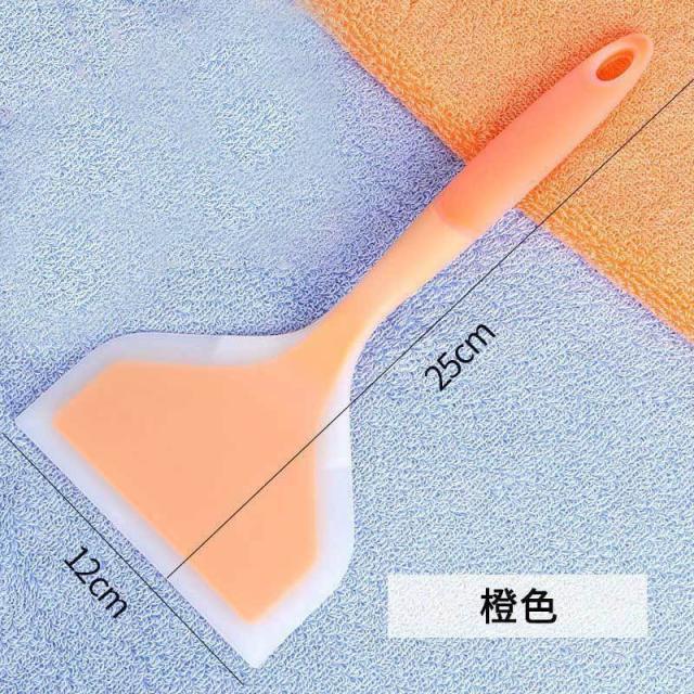 13451393.【3件装】硅胶铲子摊饼专用宽口披萨不伤锅煎铲油刷耐高温家用烙饼煎饼锅铲