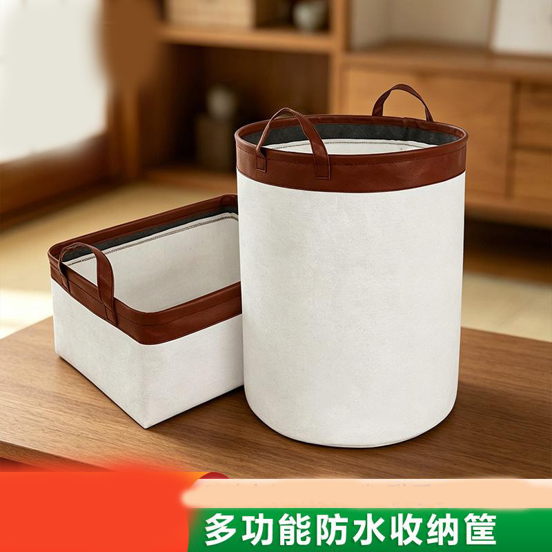13451447.桌面收纳盒折叠收纳清洁包家用玩具收纳衣服整理箱布艺收纳筐
