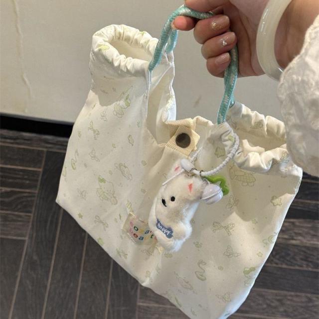 13466897.可爱碎花单肩帆布包女单肩包大容量手提袋托特通勤包包