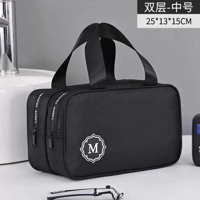 13463283.干湿分离双层男士洗漱包旅行收纳感防水便携大容量洗漱包