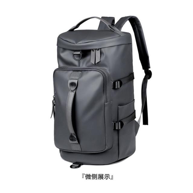 13463647.大容量男士旅行登山休闲手提干湿分离带鞋仓双肩包