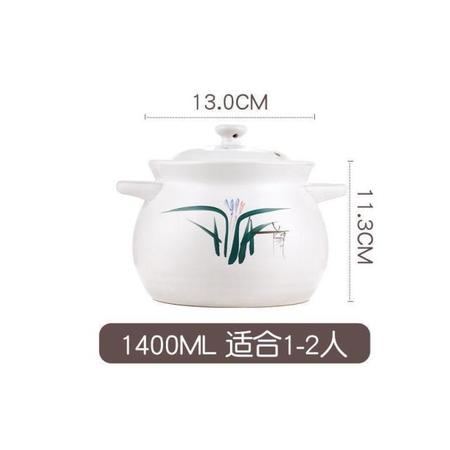 13457057.砂锅汤锅炖锅瓷煲家用大容量耐高温明火直烧燃气沙锅粥煲瓦罐