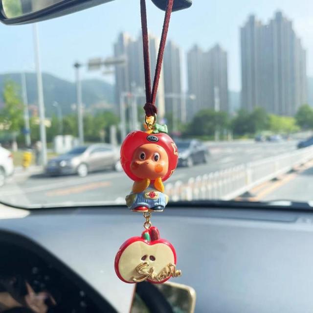 13457514.小玩偶挂件汽车改娃车挂车载后视镜挂饰包包挂车内装饰