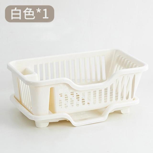 13454301.厨房沥水可移动塑料水槽收纳置物架家用餐具沥水蓝