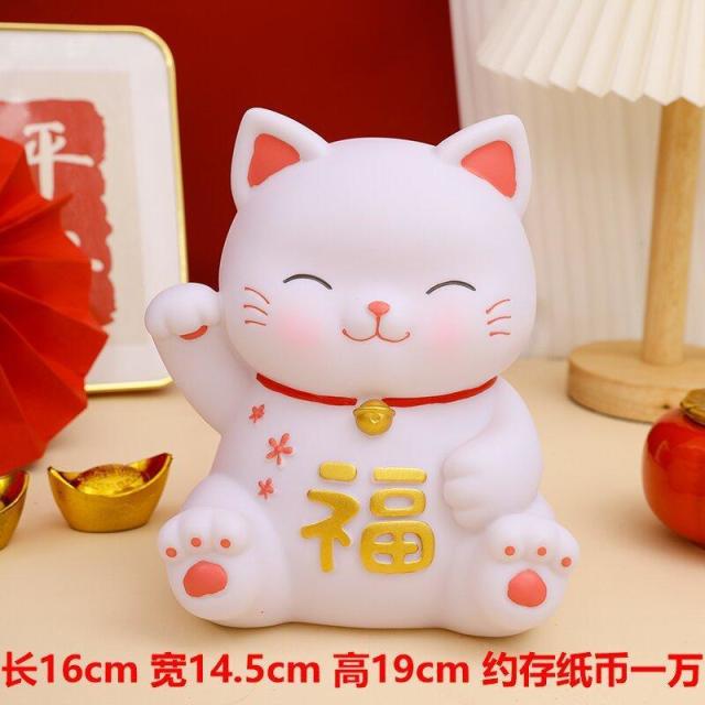 13462981.招猫存钱罐家居摆件儿童储存罐招猫摆件