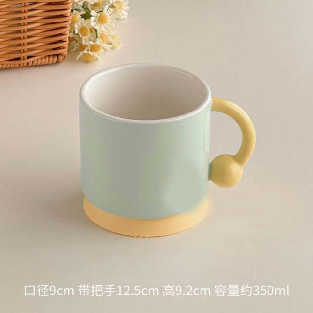 13462448.高颜值简约马克杯陶瓷小众情侣杯子家用喝水燕麦甜品杯