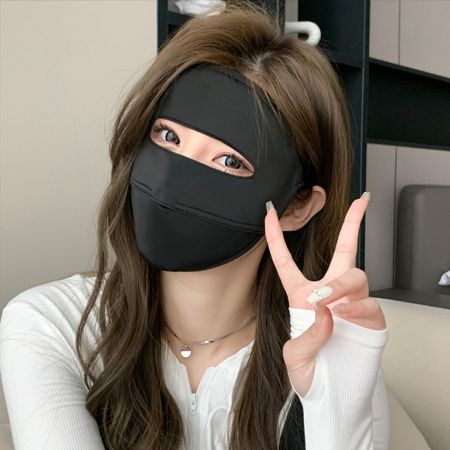 13455144.夏季全脸防晒面罩冰丝脸基尼防晒面罩口罩女高颜值骑行开车面罩
