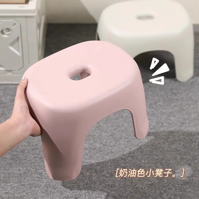 13530111.小凳子家用塑料加厚客厅茶几板凳椅子儿童卫生间洗澡矮凳
