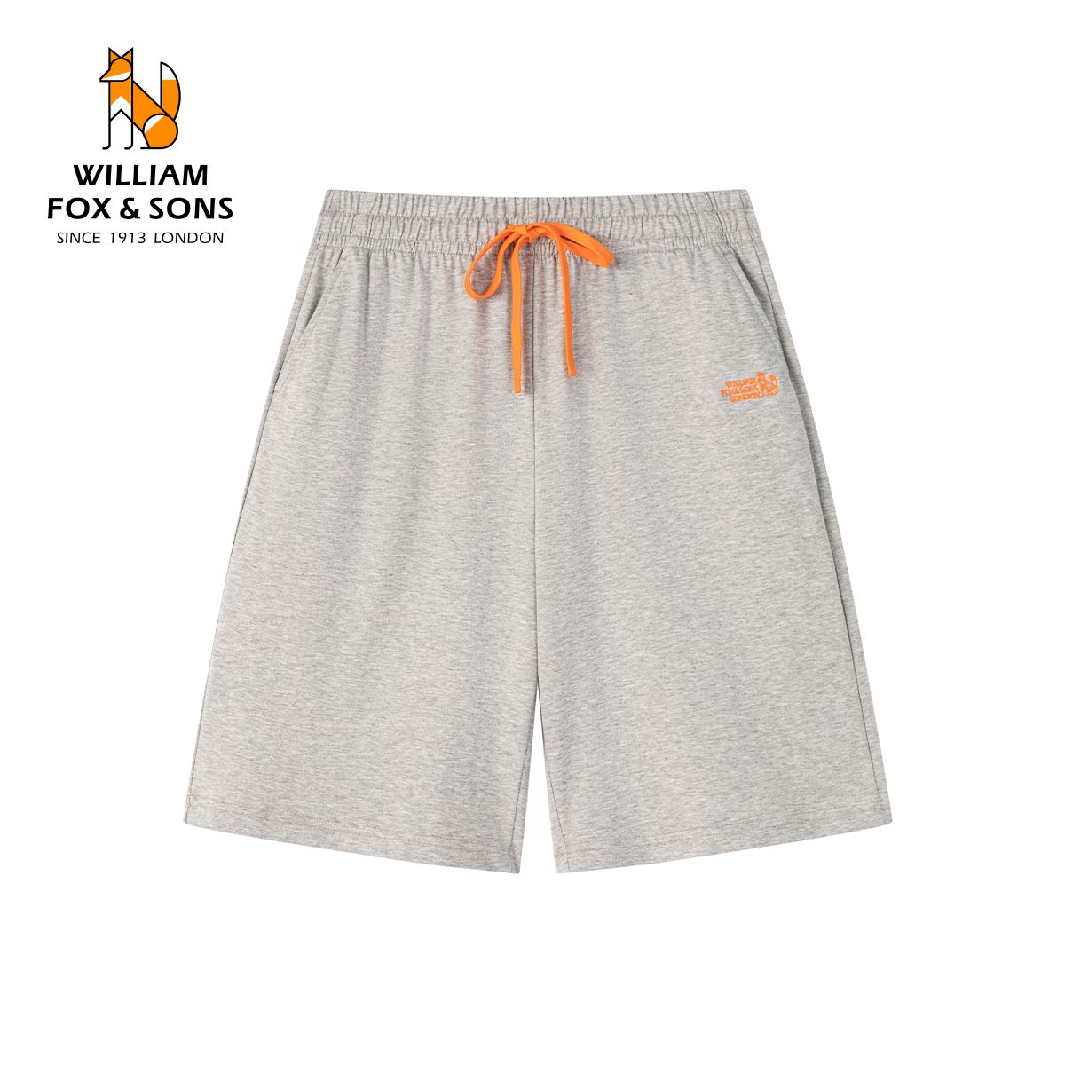 13454655.WILLIAM FOX&SONS 威廉福克斯 26年夏凉感负离子科技7A抗菌速干运动休闲抽绳五分短裤男