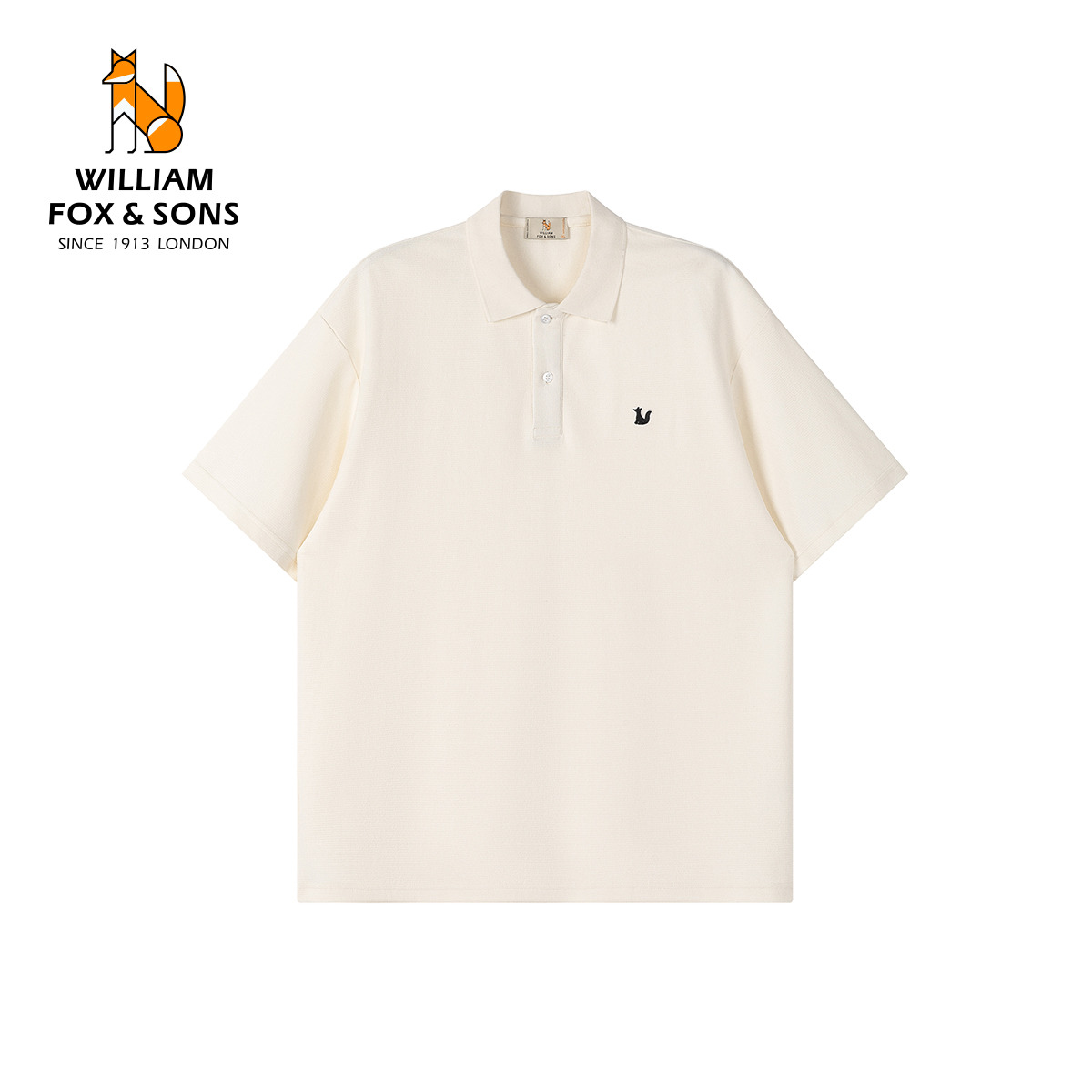 13461396.WILLIAM FOX&SONS 威廉福克斯 2026夏重磅260g短袖翻领T恤空气层透气弹力休闲POLO衫