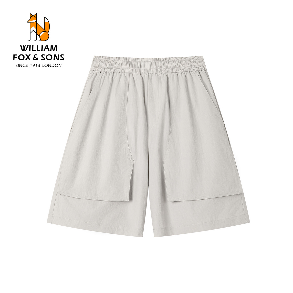 13460240.WILLIAM FOX&SONS 威廉福克斯 2026夏季轻量化大口袋活页设计休闲运动短裤透气五分裤