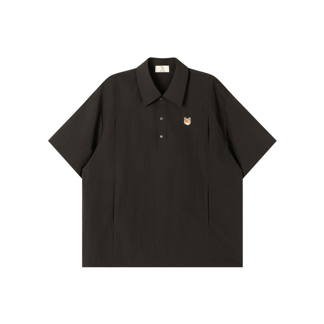 13459193.WILLIAM FOX&SONS 威廉福克斯 2026夏季120g轻薄设计感立体裁剪休闲短袖POLO衫套装