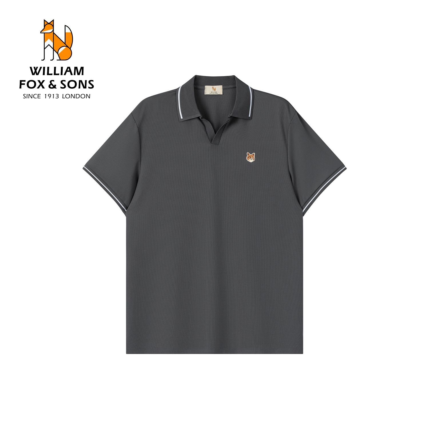 13463639.WILLIAM FOX&SONS 英国小狐狸 26年夏70D轻薄air凉感海鸥领POLO衫速干高尔夫网球服男女