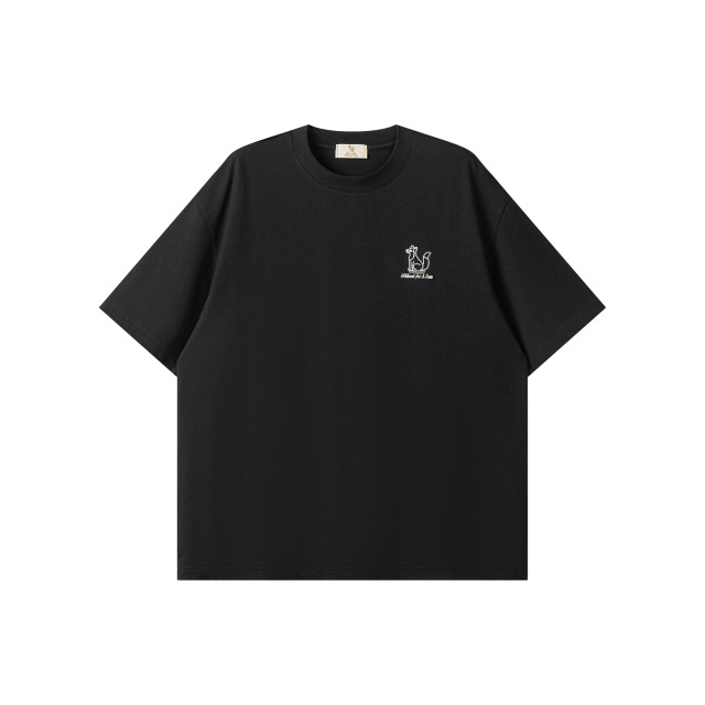 13464136.WILLIAM FOX&SONS 威廉福克斯 26夏‘旷野棘影’仙人掌简笔线绘印花纯棉短袖T恤男女
