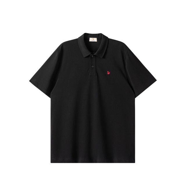 13464444.WILLIAM FOX&SONS 威廉福克斯 26夏季240g透气珠地100%棉亲肤休闲通勤短袖POLO衫男