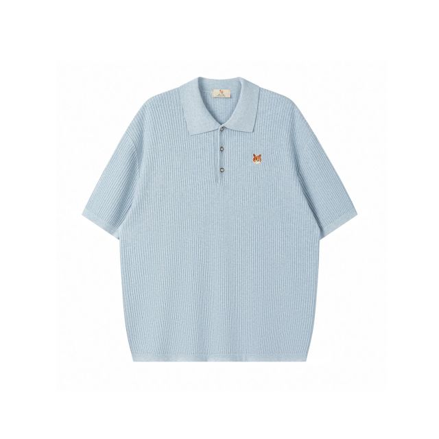 13612353.WILLIAM FOX&SONS 英国小狐狸 26夏季立体针织条纹老钱风松弛感纯棉亲肤短袖POLO男