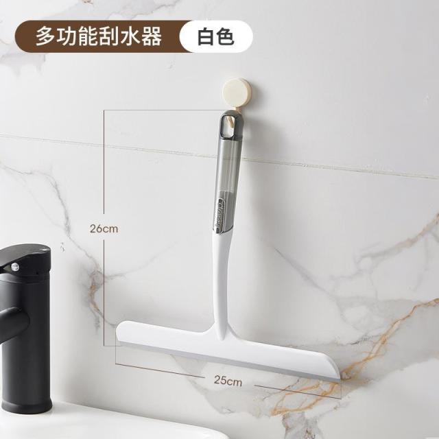 13670892.擦玻璃家用卫生间台面镜子硅胶刮水器地板刮刀清洁工具擦窗器