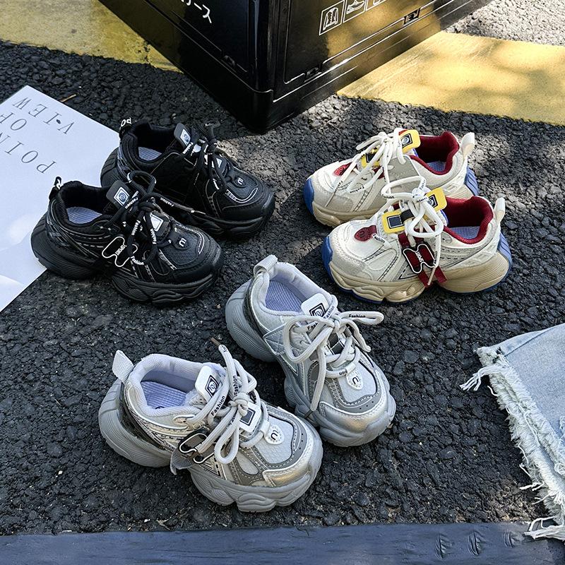 13388447.儿童鞋男童青少年时尚舒适老爹鞋女童亲子运动鞋
