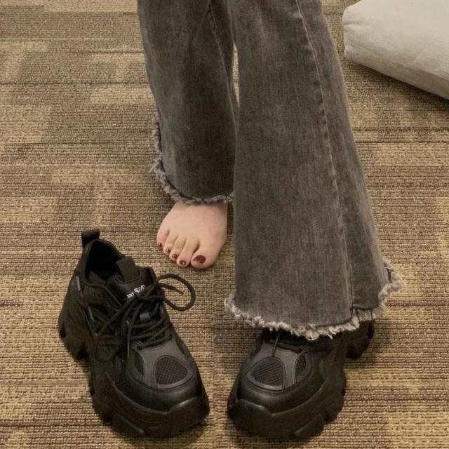 13364519.老爹鞋女款春季百搭小个子显高厚底炸街运动鞋女