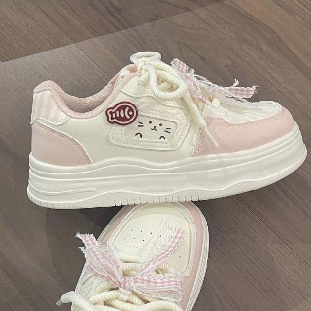 13364497.奶fufu厚底小白鞋面包鞋可爱小众百搭休闲运动板鞋