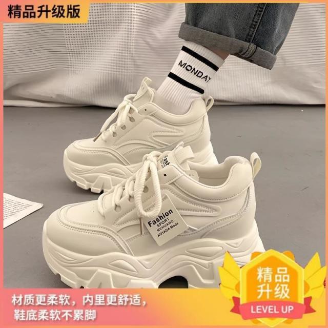 13364516.百搭厚底老爹鞋女显脚小鞋春夏季松糕休闲鞋