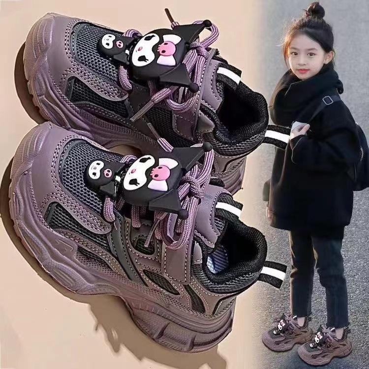 13381039.女童鞋子春儿童耐脏女孩运动老爹鞋透气女鞋