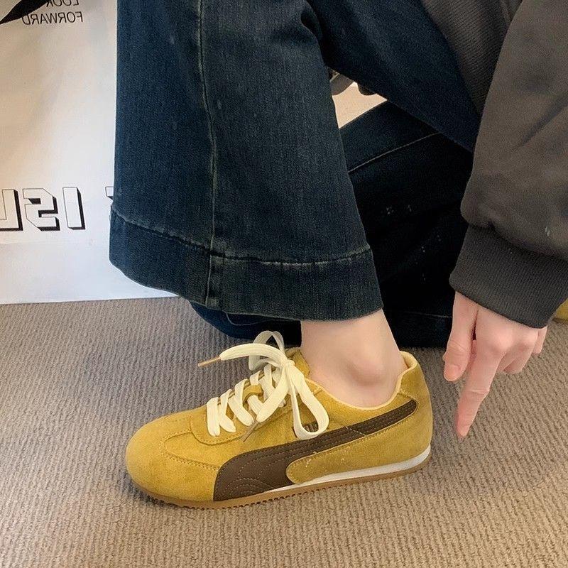 13377890.德训鞋女款百搭小白鞋平底阿甘鞋子女鞋运动休闲板鞋