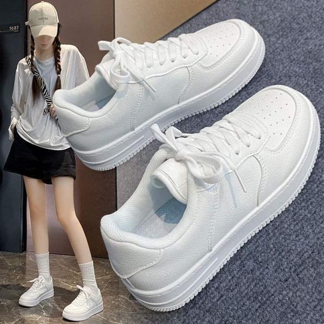 13377800.超软奶fufu小白鞋夏天配裙子韩版百搭板鞋子夏季潮鞋潮女
